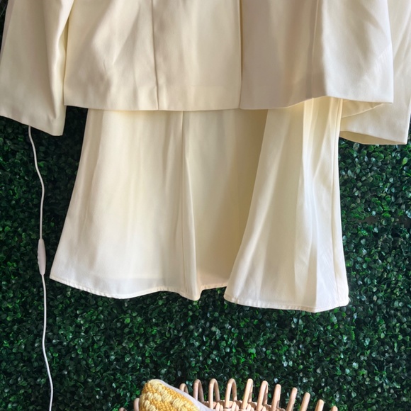 Metrostyle Elegant Black And White Contrast Color Suit Double-Breasted Size 20 - Picture 6 of 13